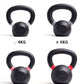 4KG / 8KG Solid Cast Iron Kettlebell Weight Fitness Exercise Dumbbells Home Gym Body Workout and Strength Training Weightlifting