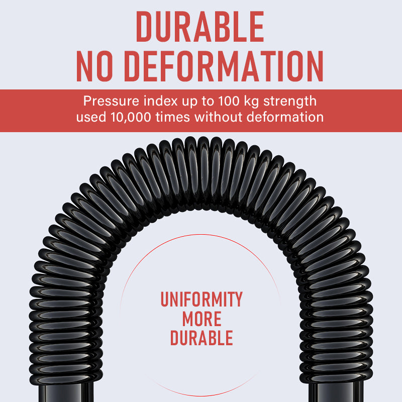 20 - 60KG Power Twister Flexible Stretch Bar-Arm Exerciser. Strengthens The Back, Shoulders, Biceps and Grip, Chest Expander Workout Equipment.