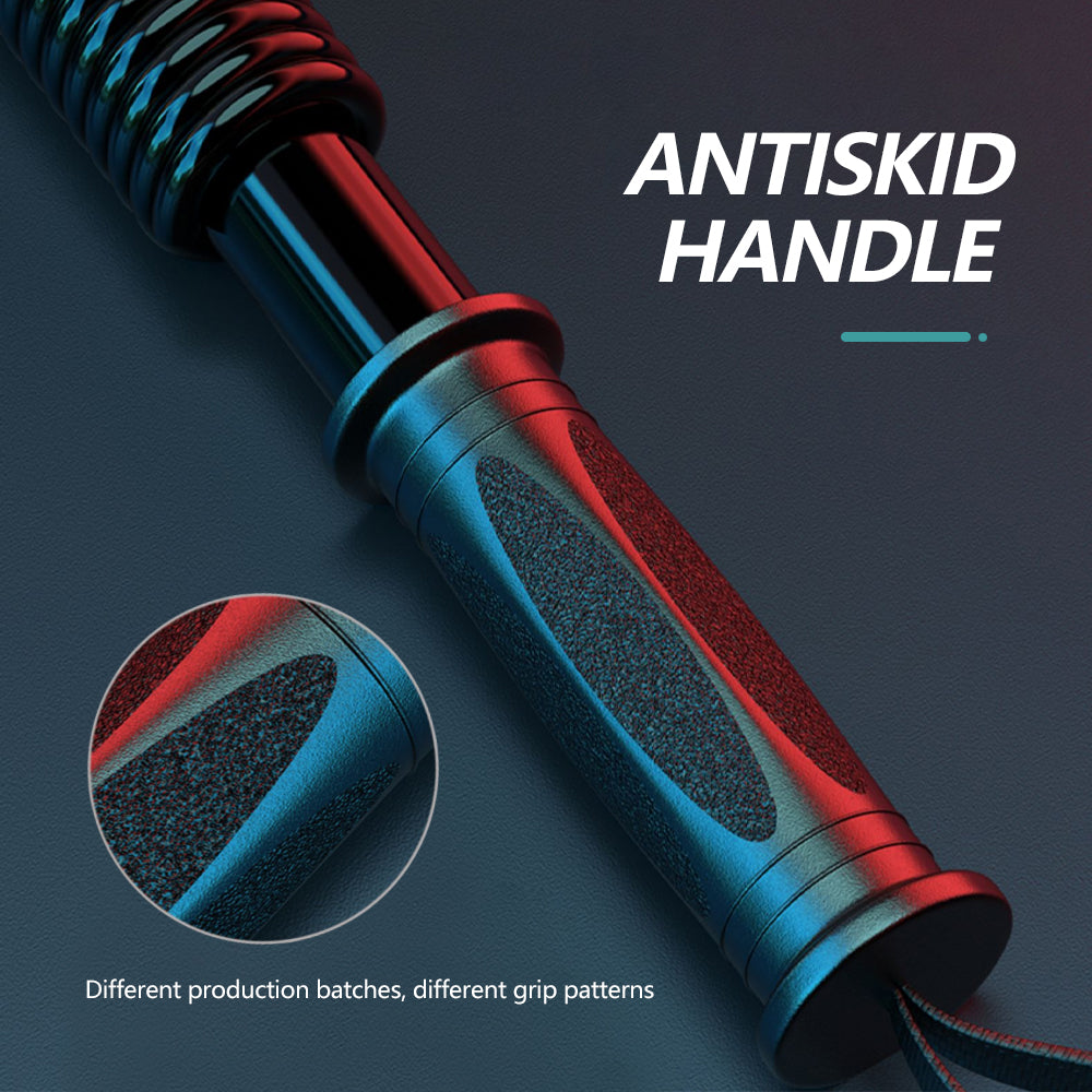 20 - 60KG Power Twister Flexible Stretch Bar-Arm Exerciser. Strengthens The Back, Shoulders, Biceps and Grip, Chest Expander Workout Equipment.