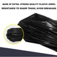 50 count (50-60 L,80*100cm) HEAVY DUTY GARBAGE BAGS 13-16 Gallon Black trash bags. Hefty trash bags Puncture Resistant for Restaurant Hotel Kitchen large cans, Large capacity black rubbish bags