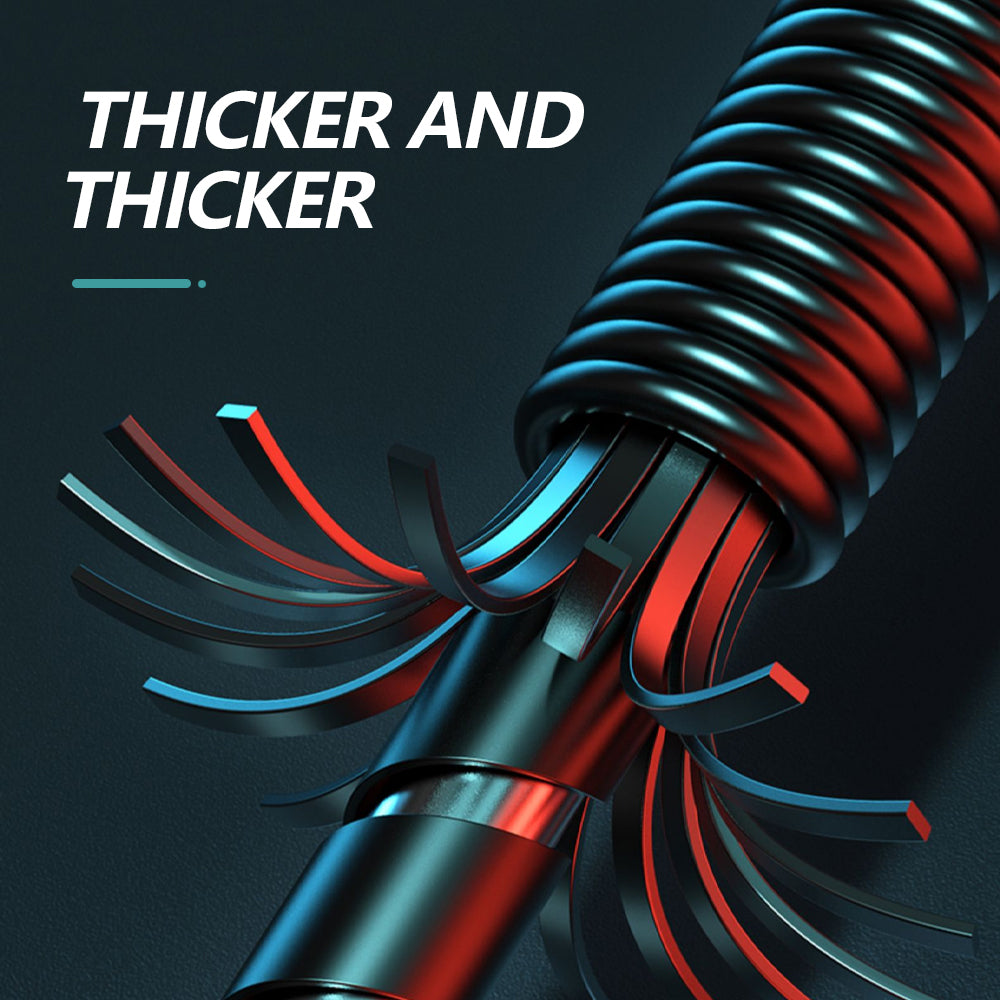 20 - 60KG Power Twister Flexible Stretch Bar-Arm Exerciser. Strengthens The Back, Shoulders, Biceps and Grip, Chest Expander Workout Equipment.