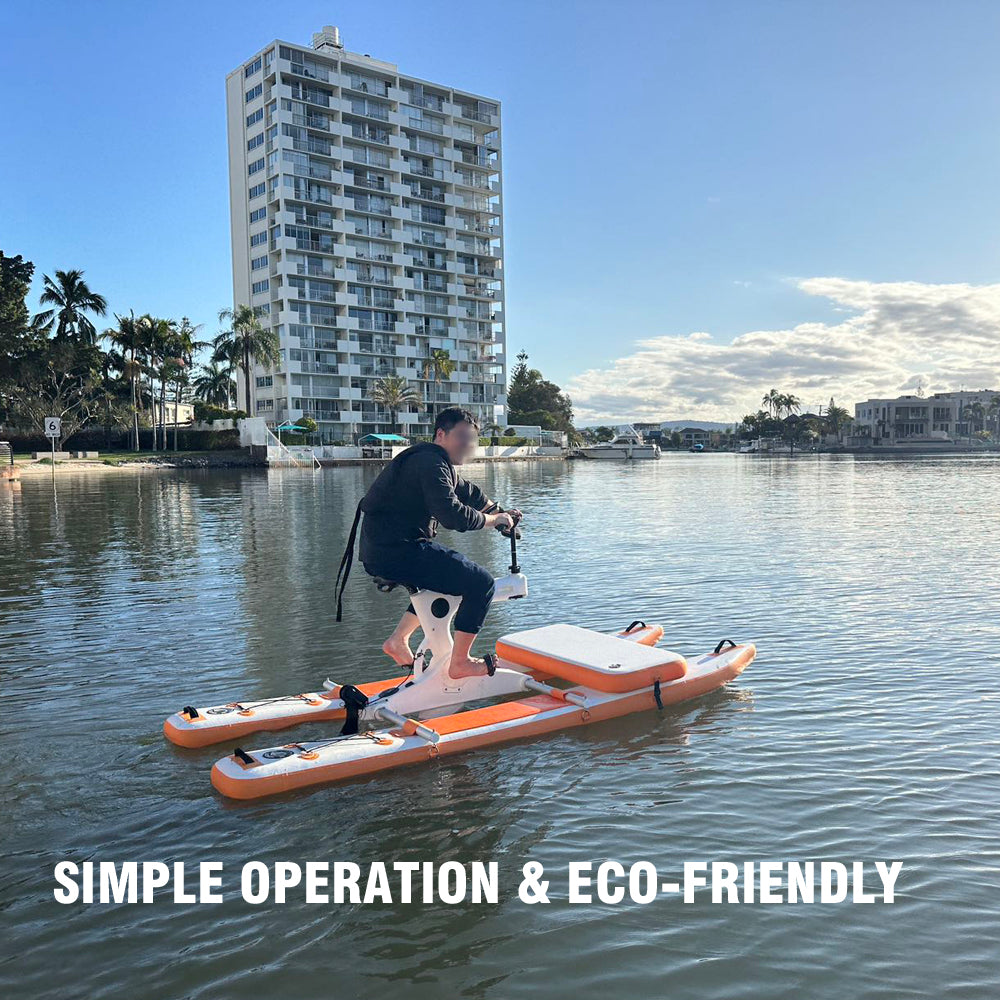 pedal water bikes Inflatable Water Bike for Lake Inflatable Water Bikes Pedal Boat Infla – Go Go Shopping