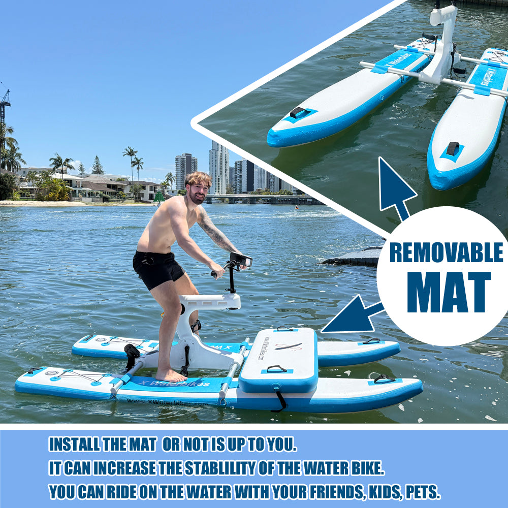 bike pedal boat Inflatable Water Bike for Lake Inflatable Water Bikes Pedal Boat Infla – Go Go Shopping