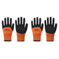 2/5 pairs Safety garden gloves for men Work Gloves with latex coated Breathable rubber coated gardening gloves Outdoor protective Porter Working gloves large size Mechanic gloves construction gloves